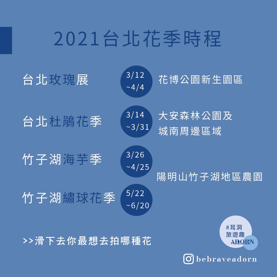 台北花季